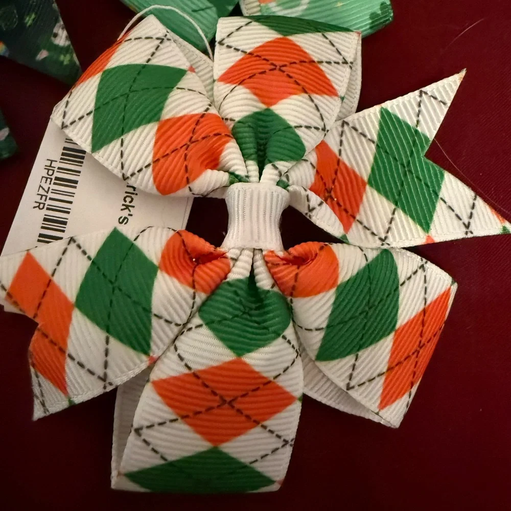 Vibrant St Patrick’s Day Hair Bow Collection